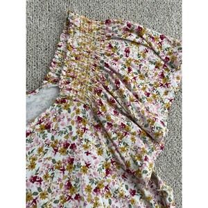 Floral Smocked Women's Top